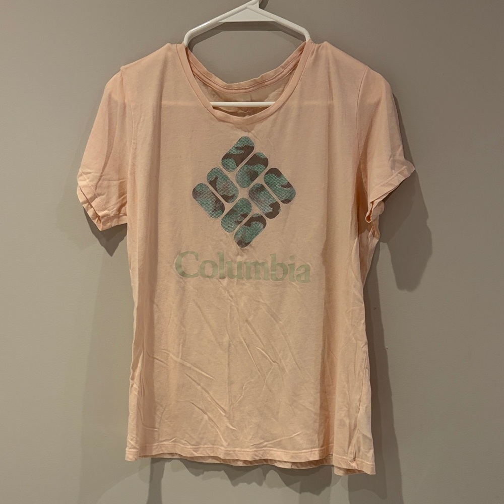 Columbia Women's Light Peach Graphic Tee